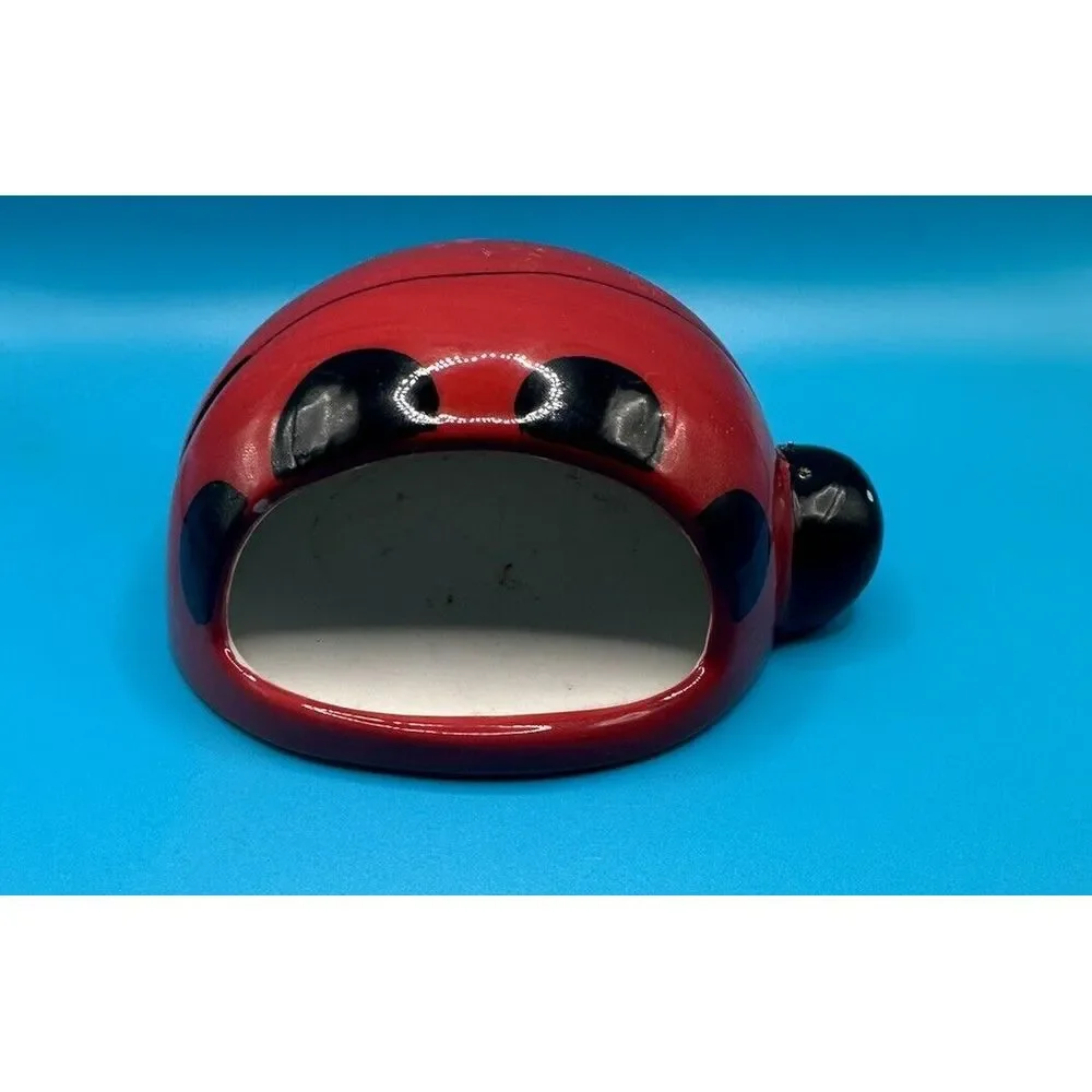 Ladybug Ring Dish Drink‎ A Box Ceramic Boston Warehouse Trading Company 2002